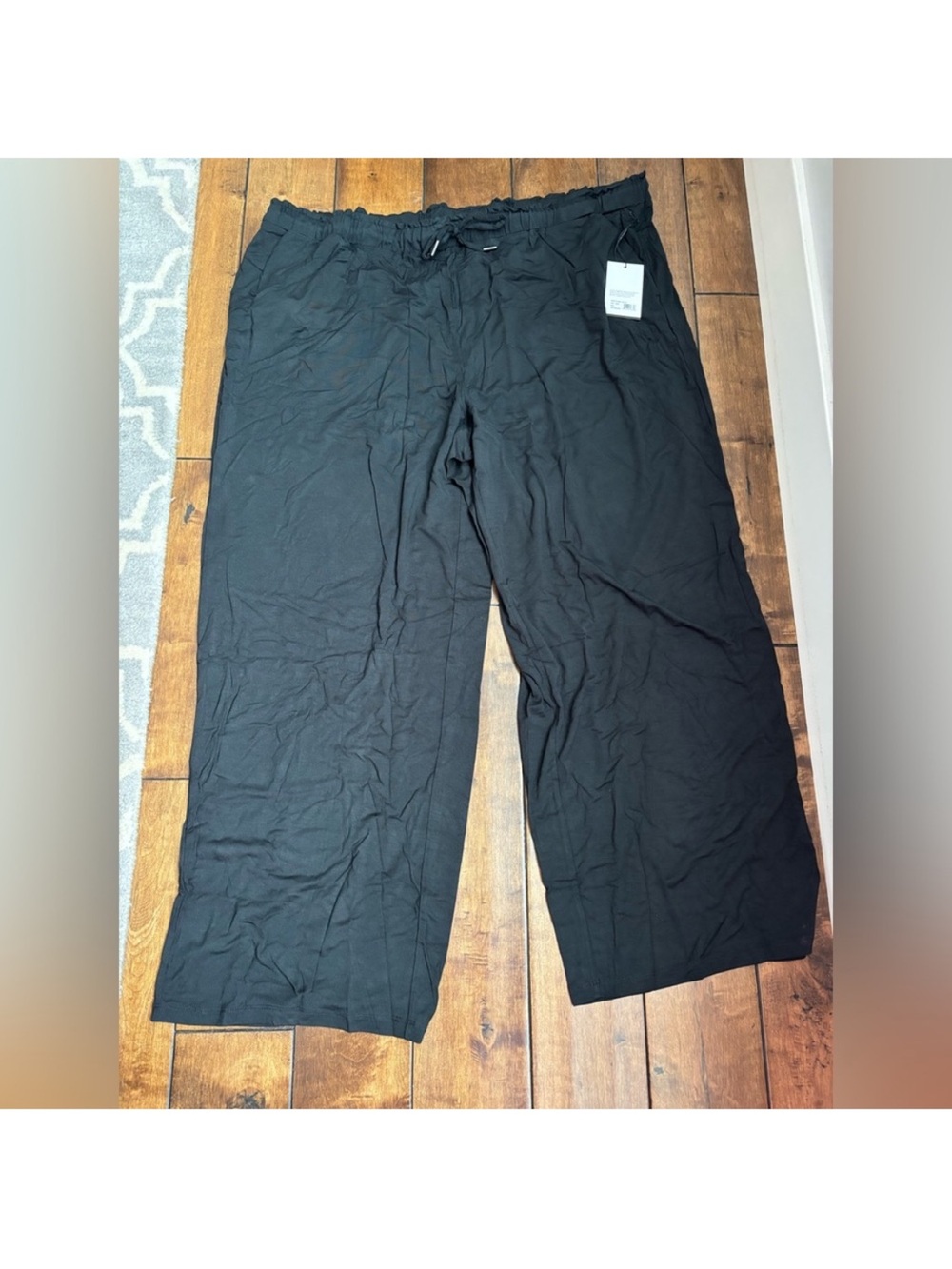 Knix New Black Modal Straight Leg Pant Size XXXXL
